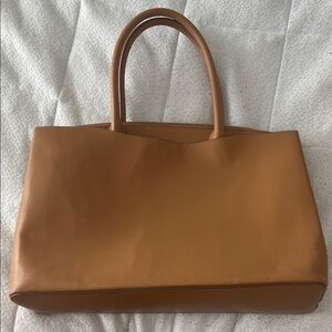 a new day Tan Tote Bag